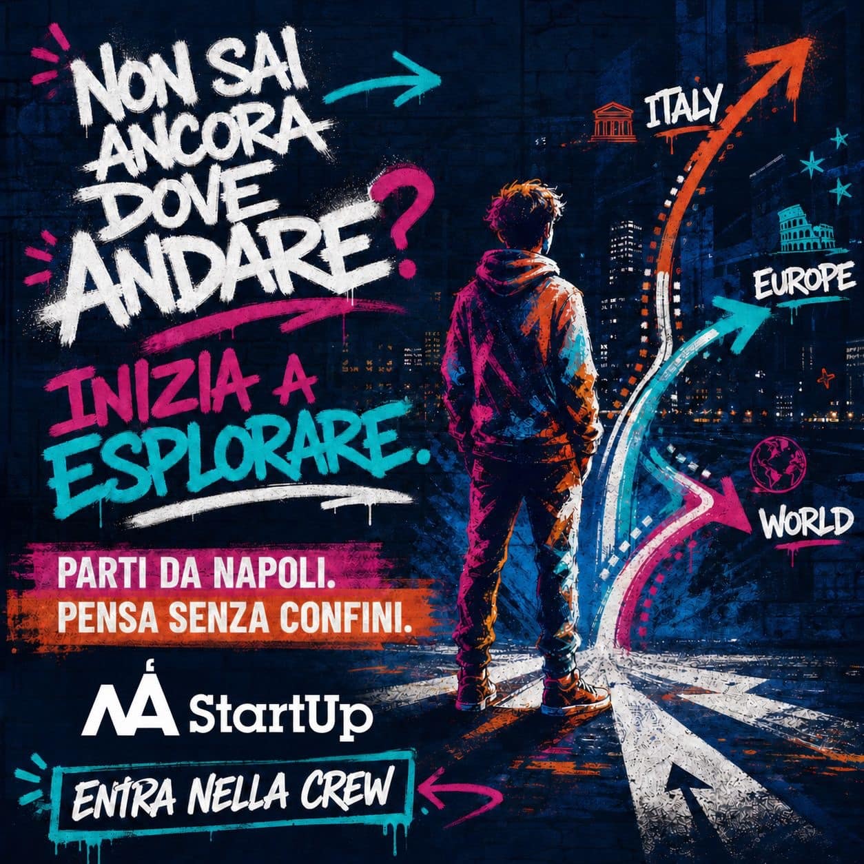 Quello che tutti vedono di 🚀 #NAStartUp è un evento.
Ma @nastartup, guidata da @killermedia, cresce ogni mese perché è molto di più: è qualcosa che costruiamo insieme.

Dietro ogni incontro, ogni palco e ogni connessione c’è una community di persone che mette in circolo idee, competenze, relazioni ed energia.

E questa volta puoi viverla da protagonista: entra nel team e diventa Volunteer Advisor di NAStartUp. 🩵

Contribuisci all’organizzazione, entra nel backstage dell’innovazione, conosci da vicino persone e progetti dell’ecosistema e lascia il tuo segno dove nuove idee e opportunità prendono forma.

📍 Napoli
✨ Non venire solo all’evento. Entra nel team che lo rende possibile.

👉 Candidati ora — link in bio.

#Napoli #VolunteerAdvisor #Startup #Innovazione Community Networking