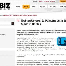 Technologybiz: NAStartUp 003: la Palestra delle StartUp Made in Naples