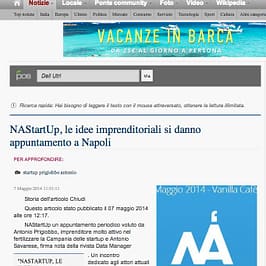 freenewspos : NAStartUp, le idee imprenditoriali si danno appuntamento a Napoli